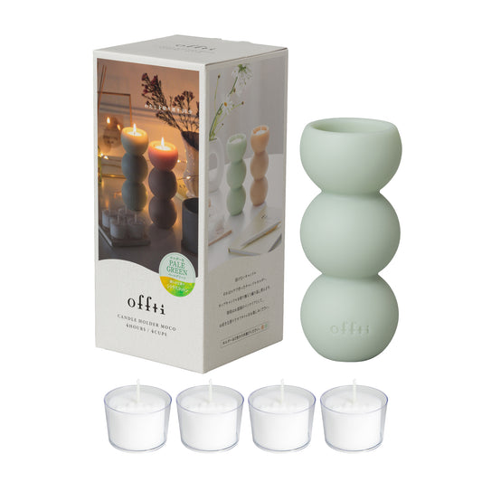 Candle Holder Moco (Pale Brown Citrus Cotton)