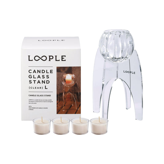 LOOPLE - Candle glass - Stand clear S/L