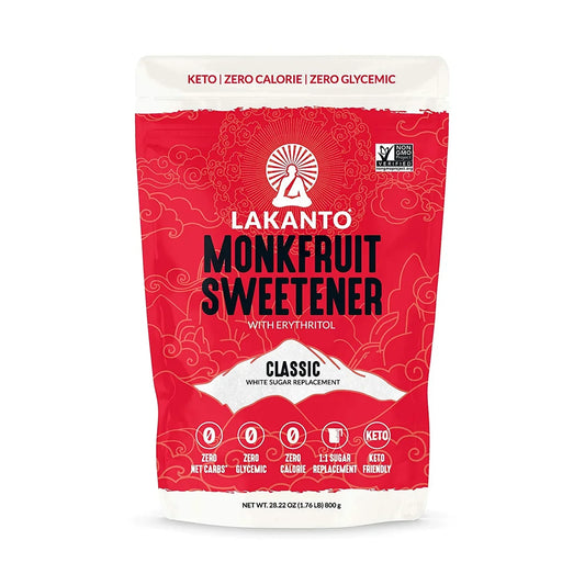 LAKANTO MONKFRUIT SWEETENER CLASSIC 800GMS