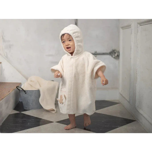 Bath Poncho / Parent and child cats