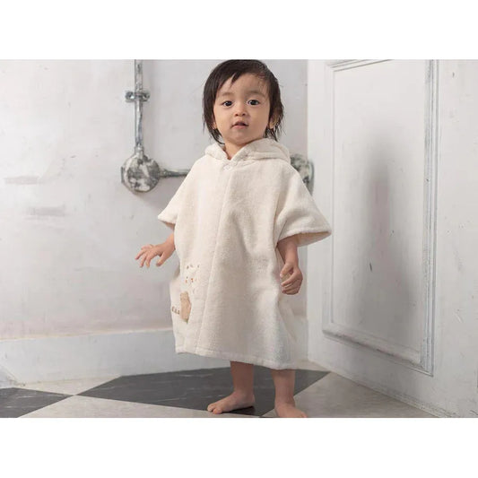 Bath Poncho / Parent and child cats