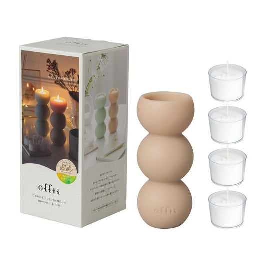 Candle Holder Moco (Pale Green Citrus Cotton)