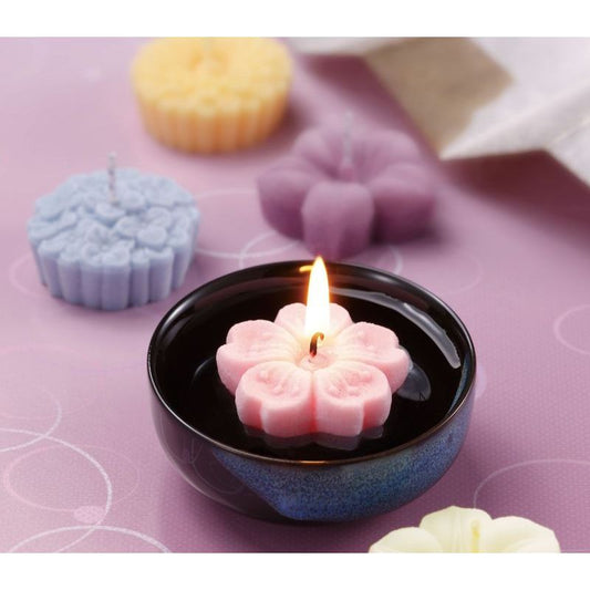 The lights go round the flowersSet of 6